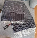 Dsw Woven Knit Blanket With Fringe Black& White 56"X50" Nip Throw Afghan. Fixed Price $14.99.
