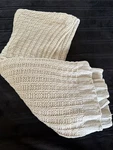 Threshold Cream Knitted Soft Blanket Throw Target Blacket. Fixed Price $10.00.