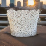 Vintage Pier Imports Faux Fur Pillow With Rose Gold Sequins Gorgeous 16X16. Fixed Price $23.00.