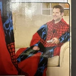 Spiderman Throw Adult Comfy Character Blanket With Sleeves. Fixed Price $39.99.