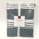 New Loloi Wren Collection Blue & White Handcrafted 50"X60" Throw. Fixed Price $44.99.