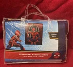 Disney Marvel Spiderman Baby Raschel Throw Blanket Plush Soft 43.5" X 55"NEW. Fixed Price $27.75.