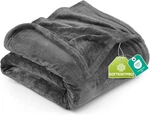 Fleece Blanket Queen Size Grey (90X90 Inches) Ultra Soft Warm Lightweight Microf. Fixed Price $29.32.