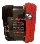 The Rolling Stones Holiday Sweater Sherpa Lined Throw Blanket 50IN X 60 New. Fixed Price $24.99.