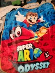 2018 40 X 50 Nintendo Super Mario Odyssey Silky Soft Fleece Throw Blanket. Fixed Price $20.00.