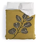 Deny Designs Queen Duvet & 2 Pillow Sham 3 Pc Set W/ Green Eucalyptus Print Nwot. Fixed Price $60.00.