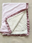 Cocalo Pink White Minky Dot Satin Edge Plush Baby Security Blanket Lovey. Fixed Price $39.99.