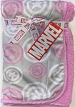 Marvel Avengers Captain America Pink Fleece Blanket 30 X. Fixed Price $19.95.