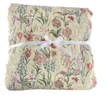 Reversible Hand-quilted King Scalloped Floral Patchwork Yellow Multicolor. Fixed Price $179.95.