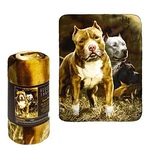 Jpi Fleece Throw Blanket - Pitbull Lightweight Faux Fur Large. Fixed Price $23.89.