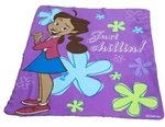 Disney The Proud Family Penny Fleece Throw Lap Blanket 50" X 53 Just Chillin. Fixed Price $35.38.