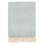 Sferra Celine Herringbone Throw Blanket Slate Blue 100% Cotton New Cover Damaged. Fixed Price $119.00.