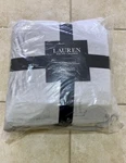 Ralph Lauren Soft Gray King Micromink Plush Throw Blanket 108" X 90". Fixed Price $65.00.