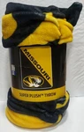Missouri Tigers 46" By 60" Halftone Micro Raschel Throw Blanket - Ncaa. Fixed Price $24.99.