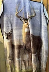 Northwest Joe Hautman Clearing Sky Buck & Doe Raschel Throw 50" X 60". Fixed Price $16.99.