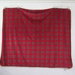 Artemis Throw Blanket Soft Velveteen Plush Reverse 60 X 50 Red Plaid Christmas. Fixed Price $17.09.