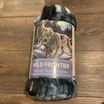 Frontier Wilderness Wolf Pack Throw Blanket 50X60. Fixed Price $25.00.