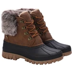 Lamo Women's Brielle All-weather Fur Lace-up Chestnut Boots Size 8 New In Box. Fixed Price $35.00.