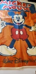 Walt Disney Parks Authentic Mickey Mouse Throw Fleece Blanket & String Backpack. Fixed Price $20.00.