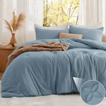 Bedsure King Size Comforter Set Mineral Blue Soft Prewashed Bedding. Fixed Price $89.04.