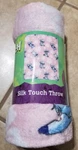 Disney Stitch Floral Pink 40 X 50 Inch Silk Touch Throw Blanket. Fixed Price $20.00.