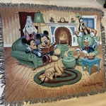Disney World 2009 Tapestry Blanket 50X60". Fixed Price $32.63.