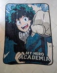 My Hero Academia Deku Throw Blanket 45"X60" Anime Fleece Mha Stunned Mind New. Fixed Price $19.99.