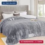 Greenoak Heated Blanket Electric King Size 100"X90" Dual Control, Heating. Fixed Price $103.21.