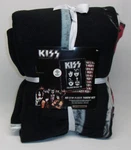 Kiss Was Made For Lovin You No Sew Fleece Blanket Kit Gene Paul Ace Peter Army. Fixed Price $69.99.