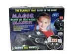 Magic Glow Blanket Throw Gray 50"X60" In The Dark Stars Planets Moon. Fixed Price $19.99.