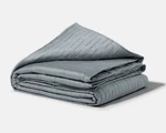 Gravity Cooling Weighted Blanket (queen/king - 90" X 35LBS) Grey. Fixed Price $149.99.