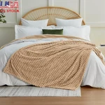 Soft Microfiber Fleece Blanket 3D Jacquard Cozy Throw Indoor Outdoor Gift New. Fixed Price $44.78.