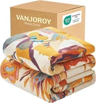 Extra Large Boho Throw Blanket 100% Organic Cotton Floral Pattern 91" 108. Fixed Price $138.99.