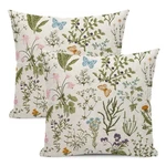 Betginy Spring Pillow Covers 18X18 Set Of 2, Sage Green Floral Leaf Decorativ.... Fixed Price $26.37.