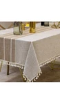 Deep Dream Tablecloths, Waterproof Cloth, X 55'', Light Coffee. Fixed Price $49.96.