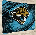 Jacksonville Jaguars Nfl Extra Points Fleece Blanket Throw By Northwest 60" 50. Fixed Price $15.95.