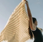 Slowtide Natural Mystic Lightweight Beach Blanket - Cream. Fixed Price $40.00.