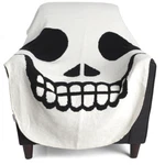 Skull Shaped Goth Throw Blanket Soft Cupcakes & Cashmere Halloween 50X60" New. Fixed Price $37.98.