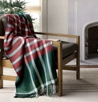 50"X60" Plaid Value Throw Blanket Red/green - Hearth & Hand With Magnolia. Fixed Price $35.00.