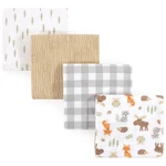 Hudson Baby Infant Boy Cotton Flannel Receiving Blankets, Woodland, One Size. Fixed Price $14.99.