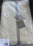 New With Tags - Rh Restoration Hardware Alpaca Basket Knit Throw 52X66 Beige. Fixed Price $225.00.