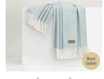 Lands Downunder Italian Herringbone Throw, Ah-hydra. Fixed Price $78.00.