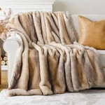 Battilo Home Luxury Faux Fur Throw Blanket, Soft Cozy Mink For Couch. Fixed Price $106.01.
