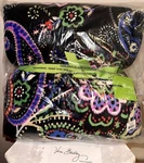 Vera Bradley Throw Blanket Fleece Plush 80 X 50 Kiev Paisley Nwt #12408-646. Fixed Price $53.95.