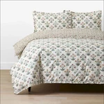Garden Patch Reversible Garment Washed Cotton Percale Duvet Cover Set - Multi. Fixed Price $44.85.