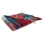 Casual Throw Blanket With Plaid Design Red Country Acrylic. Fixed Price $63.39.