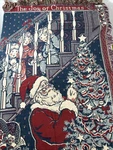 Vtg Fieldcrest The Joy Of Christmas Throw Blanket Tapestry 68" X 46" 100% Cotton. Fixed Price $39.00.