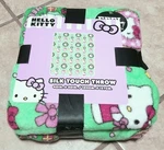 Sanrio Hello Kitty Christmas Wreaths 40 X 50 Inch Silk Touch Blanket. Fixed Price $20.00.