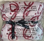 New Vera Bradley Throw Blanket Fleece 80X50 Stitched Vines #23140-M18 Nwt Hearts. Fixed Price $49.95.