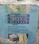 Elaine Karen Deluxe 100% Cotton Thermal Rose Blanket Twin Full 74X108 Snag Free. Fixed Price $31.99.